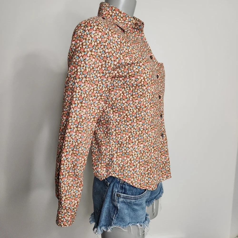 Boden Multicolor Floral Button Down Shirt - Picture 5 of 12